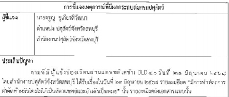 การชี้แจงเหตุการณ์ที่มีผลกระทบต่อกรมปศุสัตว์ (23-06-68)